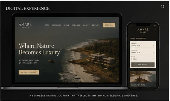 Amaré Dunes digital experience