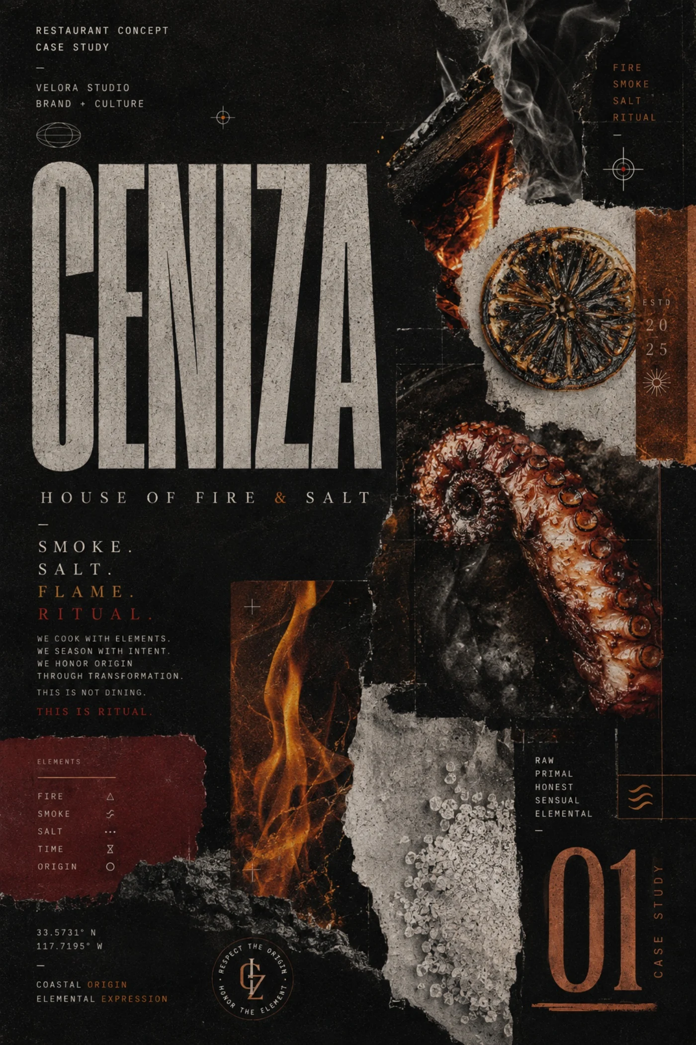 CENIZA restaurant concept cover