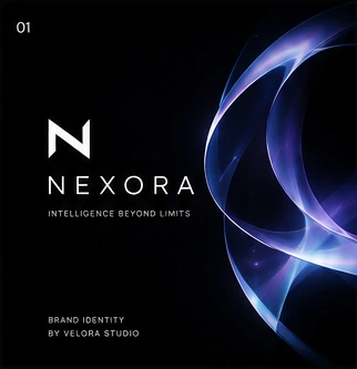 Nexora brand identity cover