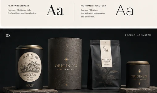 Origin 08 tea packaging system